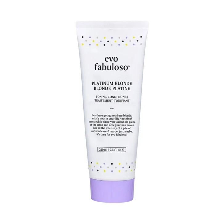Evo fabuloso Platinum Blonde Toning Conditioner 220ml