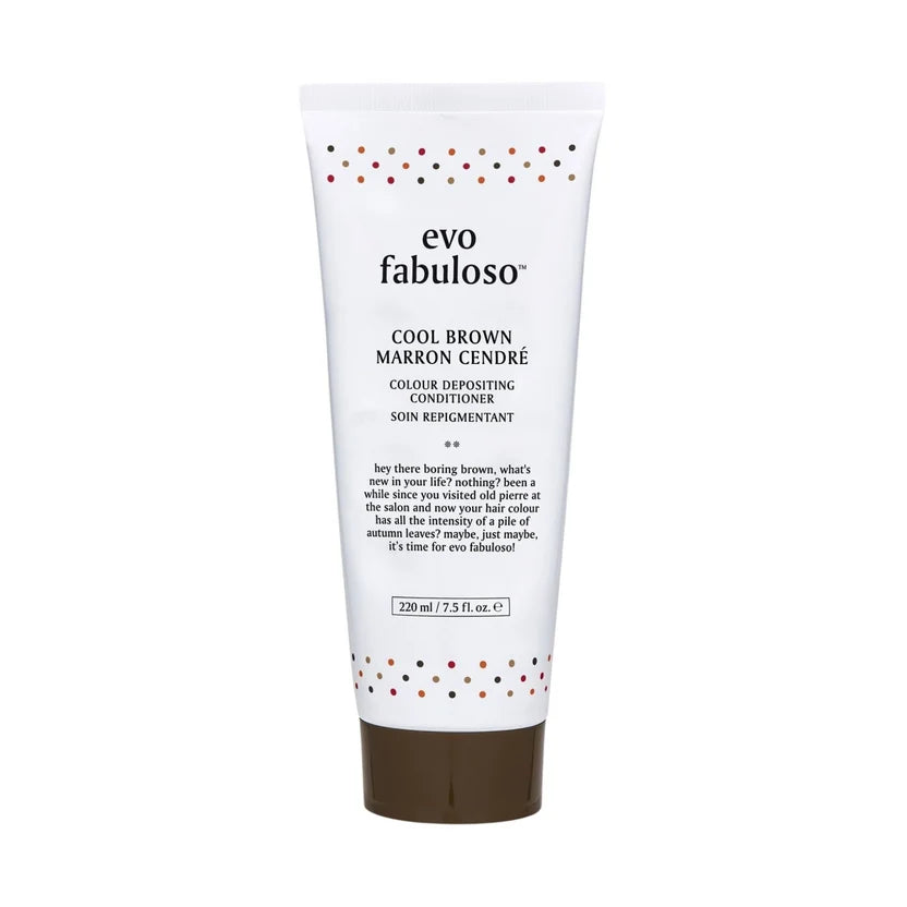 Evo fabuloso Cool Brown Colour Depositing Conditioner 220ml