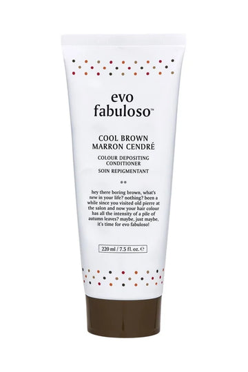 Evo fabuloso Cool Brown Colour Depositing Conditioner 220ml
