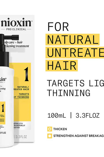 Nioxin System 1 Scalp & Hair thickening Treatment
