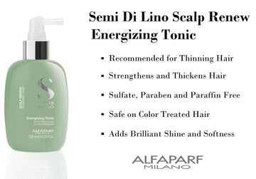 Alfaparf Milano Semi Di Lino Scalp Renew Energizing Tonic 125ml