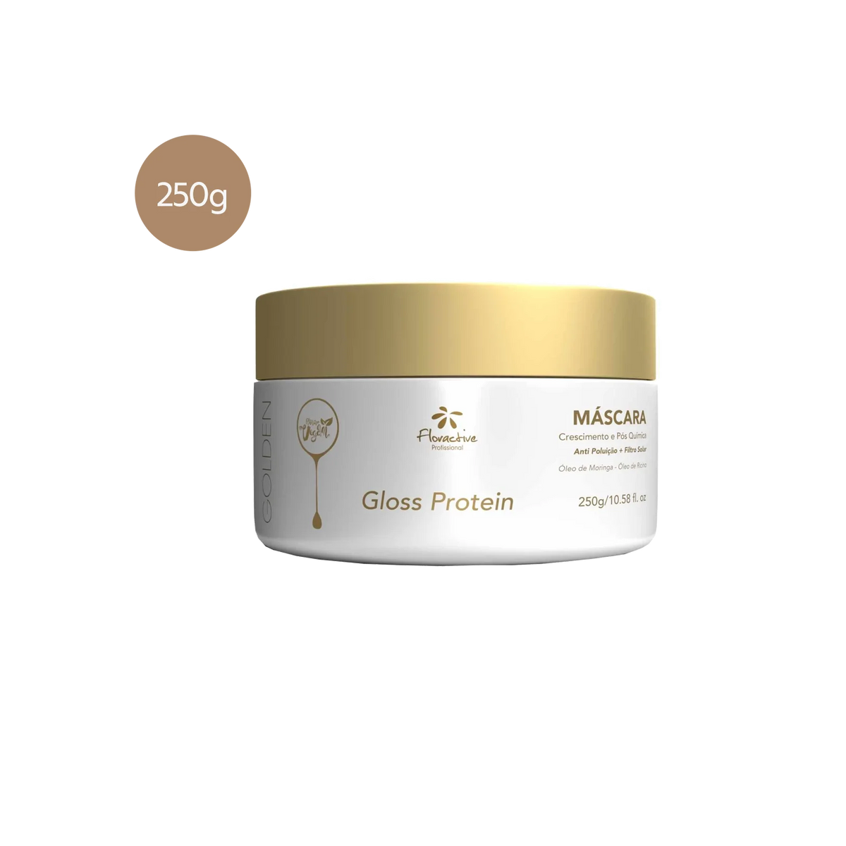 floractive Golden Vegan Gloss Protein Treatment Mask 250g