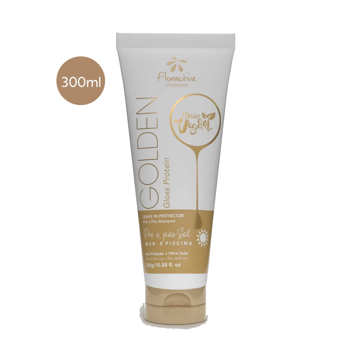 Floractive Golden Gloss Protein Home Care Leave-In Treatment 300ml