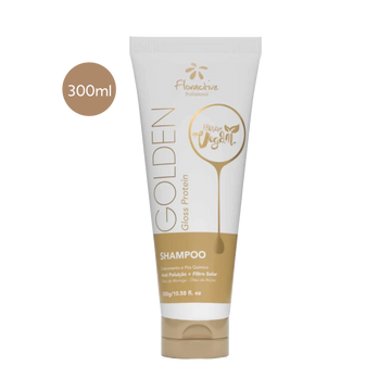 Floractive Golden Gloss Protein Home Care Treatment Shampoo 300ml