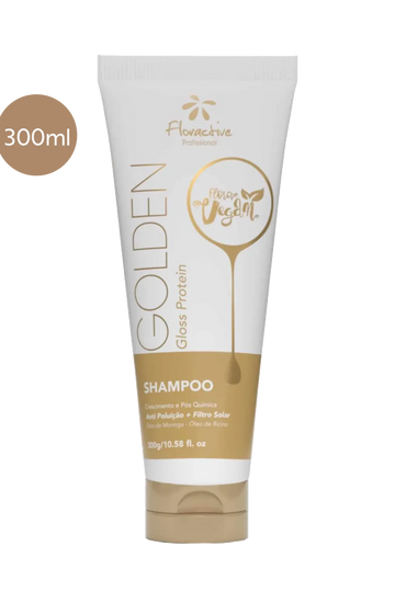 Floractive Golden Gloss Protein Home Care Treatment Shampoo 300ml