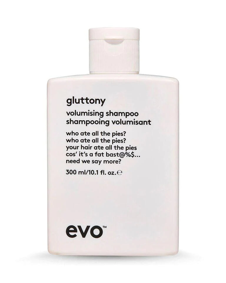 evo volume gluttony volumising shampoo 300ml
