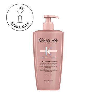 Chroma Absolu Respect Shampoo for Fine Coloured Hair 500ML