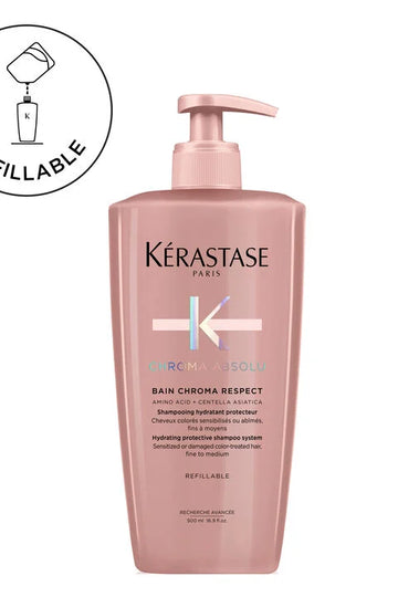 Chroma Absolu Respect Shampoo for Fine Coloured Hair 500ML