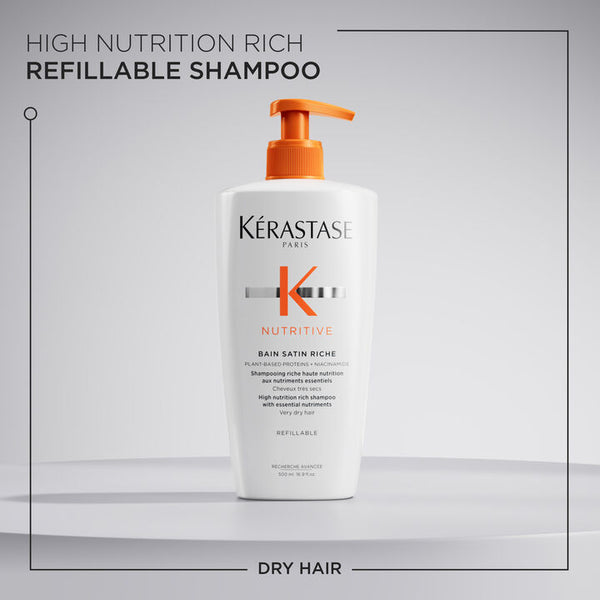 Nutritive Bain Satin Riche for Very Dry Hair 500ML