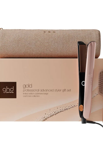 NEW GHD Chronos Hair Straightener Festive Gift Set in Cashmere Beige