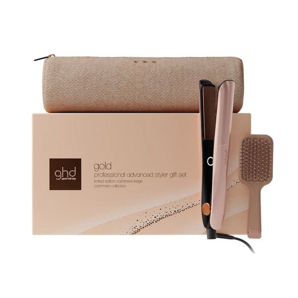 NEW GHD Chronos Hair Straightener Festive Gift Set in Cashmere Beige