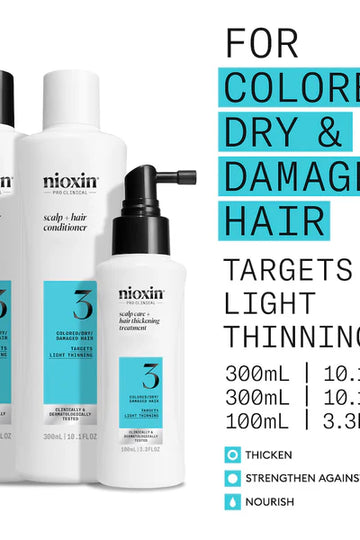 Nioxin 3 Scalp & Hair Thickening System 300ml
