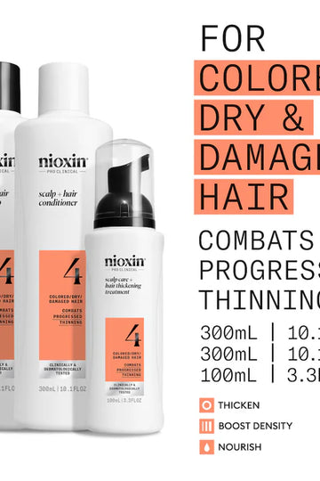 Nioxin System 4 Scalp Care & Hair Thickening System Trio 300ml