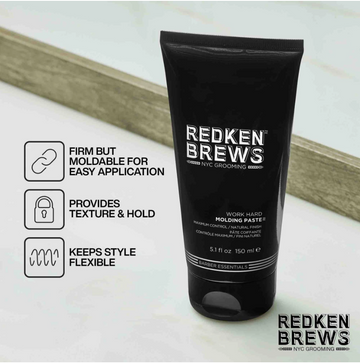 Redken Brews Work Hard Molding Paste 150 mL