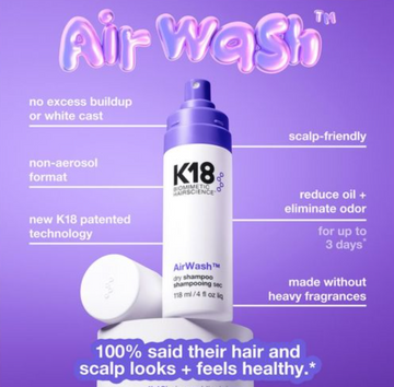 K18 AirWash Dry Shampoo 118ml