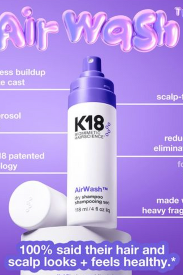 K18 AirWash Dry Shampoo 118ml