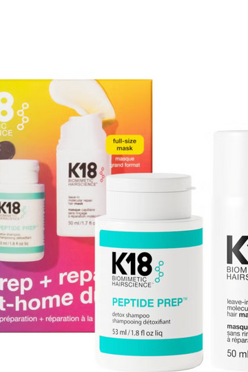 K18 Prep & Repair at-home duo