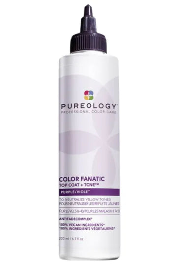 Pureology color fanatic top coat & purple hair toner
