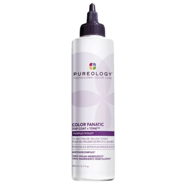 Pureology color fanatic top coat & purple hair toner