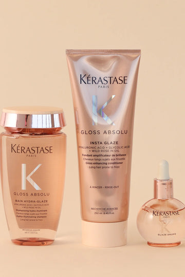 Kérastase - Gloss Absolu Shampoo 250ml + Conditioner 250ml + Hair Oil 45ml - Set