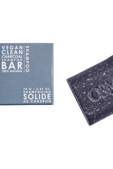 O&M Charcoal Shampoo Bar 70g