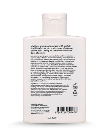 evo volume gluttony volumising shampoo 300ml