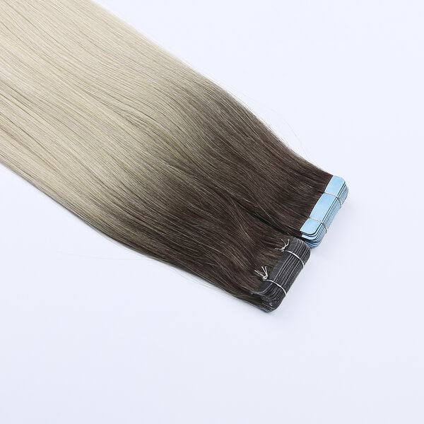 #AB Balayage Light Blonde Tape-In Hair Extensions