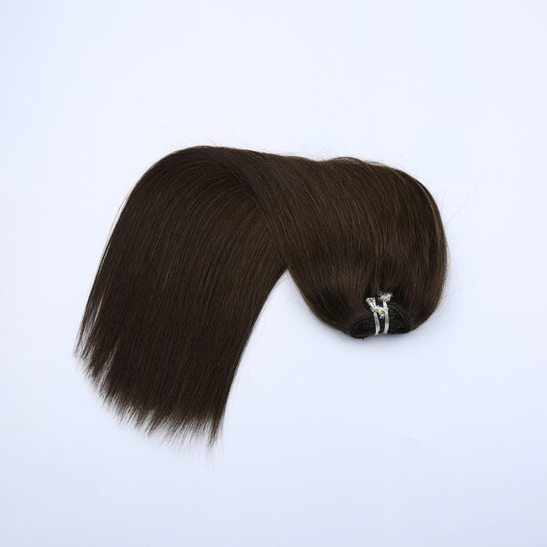 #2 Dark Chocolate Brown Clip-In Hair Extensions