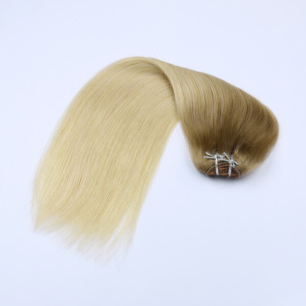 #BISCOTTI Melt 2 Tone Light Blonde Clip-In Hair Extensions