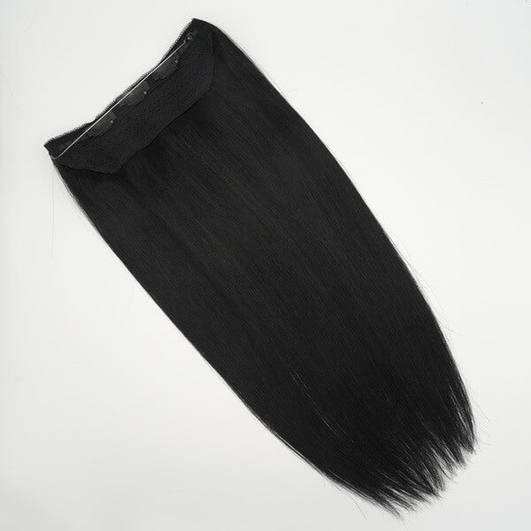 #1 Jet Black Halo Hair Extensions
