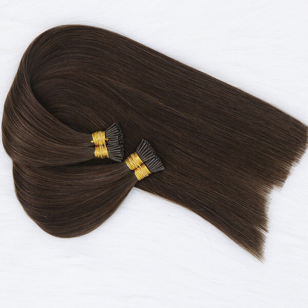 #3 Mocha Brown Micro-Bead Hair Extensions