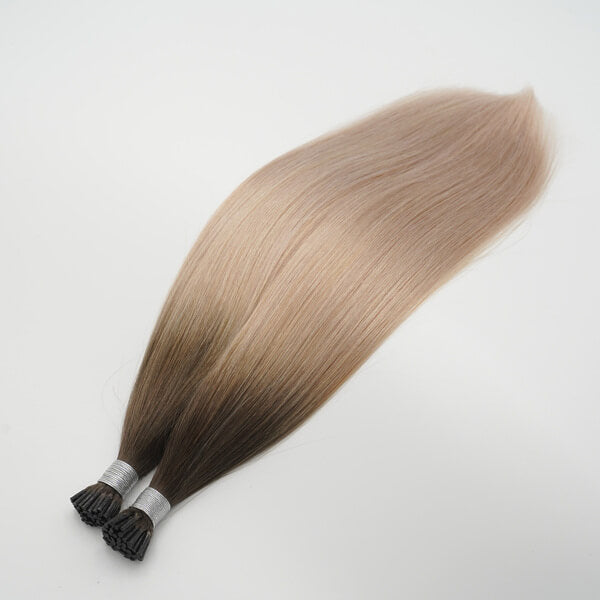 #AB Balayage Light Blonde Micro-Bead Hair Extensions