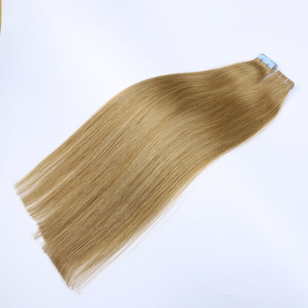 #10 Caramel Blonde Tape-In Hair Extensions