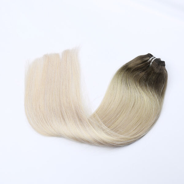 #AB Balayage Light Blonde Clip-In Hair Extensions