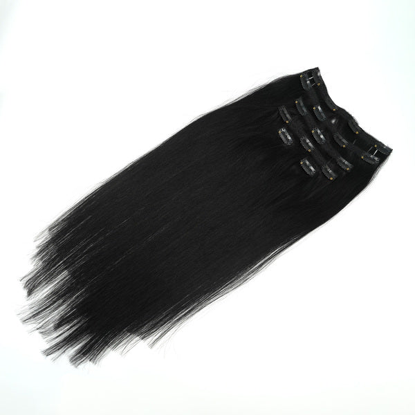 #1 Jet Black Clip-In Hair Extensions