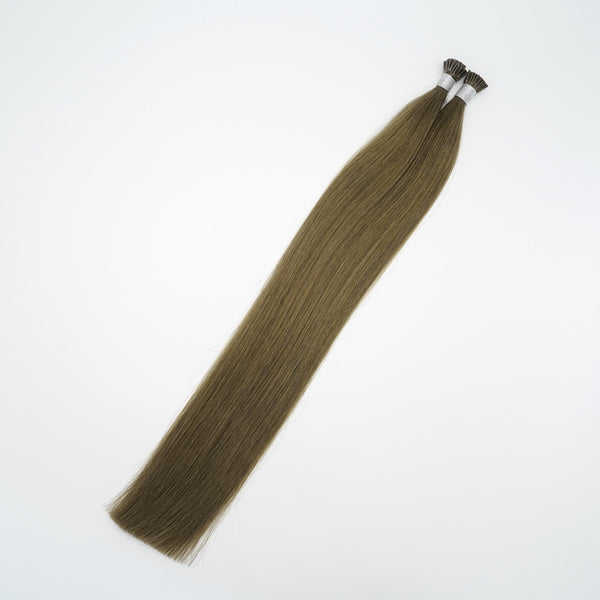 #5 Cool Ash Brown Micro-Bead Hair Extensions