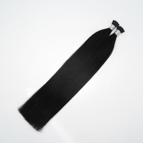 #1 Jet Black Micro-Bead Hair Extensions