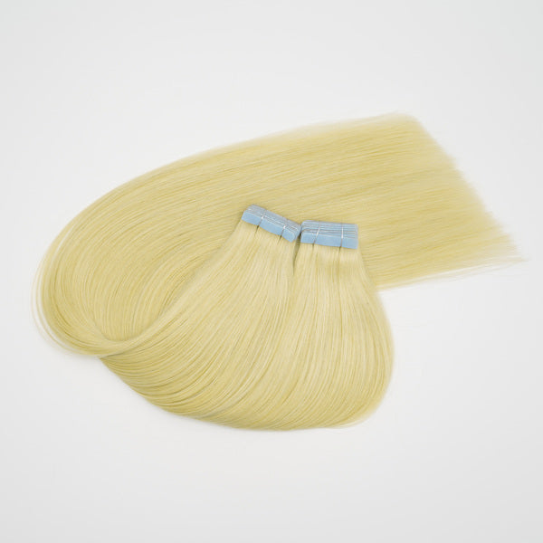 #22 Light Blonde Tape-In Hair Extensions
