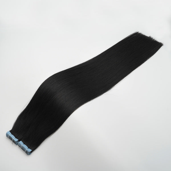 #1A Darkest Brown/Black Tape-In Hair Extensions