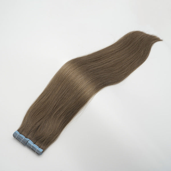 #5 Cool Ash Brown Tape-In Hair Extensions