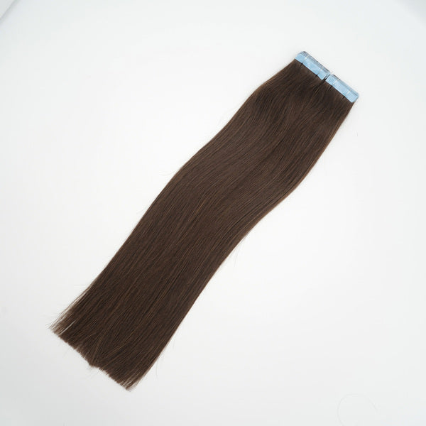 #3 Mocha Brown Tape-In Hair Extensions