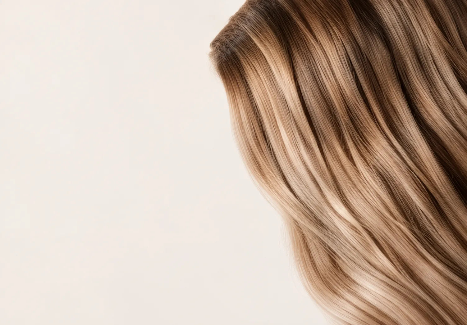 Long hair with extensions